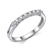 01-4610/000М-00 Кольцо дорожка с муассанитом бренд Алькор (Серебро 925)
