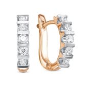 3400-210-4,4 Серьги с бриллиантами бренд Brilliant Style (Au 585)