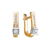 3578-210-4,00 Серьги с бриллиантами бренд Brilliant Style (Au 585)