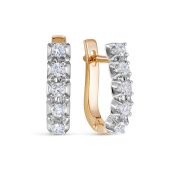 3975-210-3,5 Серьги с бриллиантами бренд Brilliant Style (Au 585)