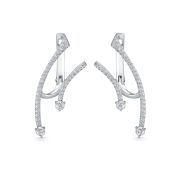 4338-21001-5,49 Серьги с бриллиантами бренд Brilliant Style (Au 585)