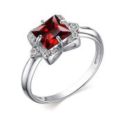 01-3688/00ГР-00 Кольцо с гранатом бренд Алькор (Серебро 925)