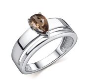 01-4437/00РТ-00 Кольцо раух топаз бренд Алькор (Серебро 925)