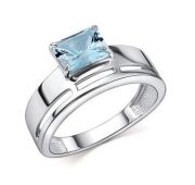 01-4436/00ТБ-00 Кольцо с топазом бренд Алькор (Серебро 925)
