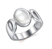 01-4824/00ГХ-00 Кольцо с горным хрусталем бренд Алькор (Серебро 925)