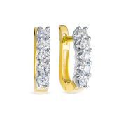 320-2300 Серьги с бриллиантами бренд Лето (Au 585)