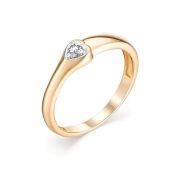 1-234-10 2,16 Кольцо с бриллиантом бренд Первая Бриллиантовая Компания (Au 585)