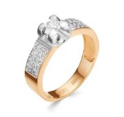 1-335-10 4,11 Кольцо с бриллиантами бренд Первая Бриллиантовая Компания (Au 585)