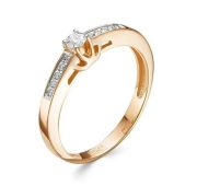 1-345-10 1,92 Кольцо с бриллиантами бренд Первая Бриллиантовая Компания (Au 585)