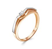 кольцо с бриллиантом бренд Первая Бриллиантовая Компания