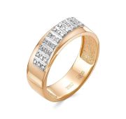 1-370-10 3,87 Кольцо с бриллиантами бренд Первая Бриллиантовая Компания (Au 585)