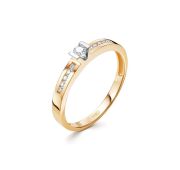 1-494-10 1,94 Кольцо с бриллиантами бренд Первая Бриллиантовая Компания (Au 585)