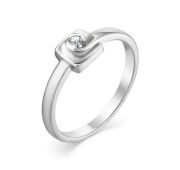 кольцо с бриллиантом бренд Первая Бриллиантовая Компания