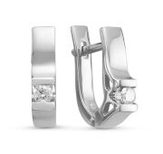 серьги с бриллиантами бренд Первая Бриллиантовая Компания