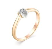 кольцо с бриллиантом бренд Первая Бриллиантовая Компания