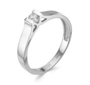 кольцо с бриллиантом бренд Первая Бриллиантовая Компания