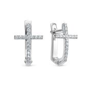 2-517-20 3,05 Серьги с бриллиантами бренд Первая Бриллиантовая Компания (Au 585)