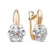 2-375-10 Серьги с бриллиантами бренд Первая Бриллиантовая Компания (Au 585)