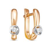 серьги с бриллиантами бренд Первая Бриллиантовая Компания