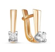 серьги с бриллиантами бренд Первая Бриллиантовая Компания