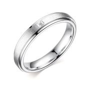 01-3294/000Б-00-3,24 Кольцо обручальное с бриллиантом бренд Алькор(Серебро 925)