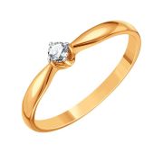 Т141016453-5-1,42 Кольцо помолвочное с бриллиантом бренд Karatov (Au 585)