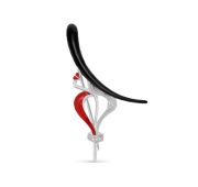 5-149-7901 Брошь с фианитами бренд Kabarovsky (Серебро 925)