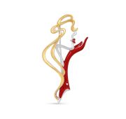 5-148-0018 Брошь девушка бренд Kabarovsky (Серебро 925)