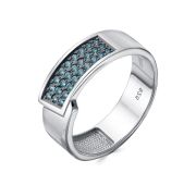 11-760-21489 Кольцо с гранатитом бренд Kabarovsky (Серебро 925)