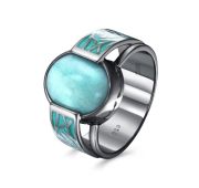 11-786-20105 Кольцо с амазонитом бренд Kabarovsky (Серебро 925)