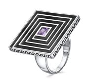 11-609-40202 Кольцо с фианитом бренд Kabarovsky (Серебро 925)