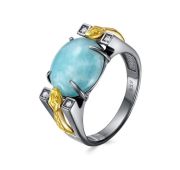 11-778-20181 Кольцо с амазонитом бренд Kabarovsky (Серебро 925)