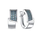 12-760-21489 Серьги с гранатином бренд Kabarovsky (Серебро 925)