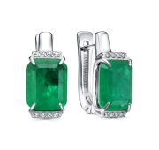 12-871-60400 Серьги с алпанитом бренд Kabarovsky (Серебро 925)