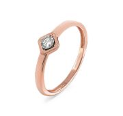 11-01503-1000-1,39 Кольцо помолвочное с бриллиантом бренд Kabarovsky (Au 585)