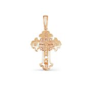 3-0431-1000-3,27 Подвеска крест с бриллиантами бренд Kabarovsky (Au 585)