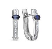 12-12030-1189-2,53 Серьги с сапфирами бренд Kabarovsky (Au 585)