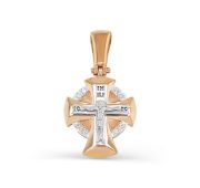 3-0429-1000-1,26 Подвеска крест с бриллиантами бренд Kabarovsky (Au 585)