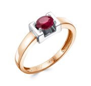 К3296-104-1,81 Кольцо с рубином бренд Империал (Au 585)