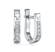 4535-21001-2,92 Серьги дорожка с бриллиантами бренд Brilliant Style  (Au 585)