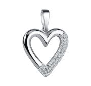 50-72-0001-15605 Подвеска сердце (Серебро 925)