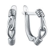 10-72-0000-12817 Серьги без вставок (Серебро 925)