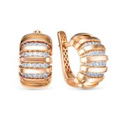 д1202049р-6,64 Серьги с бриллиантами бренд Delta (Au 585)