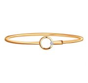 Т142101259 Браслет с фианитом бренд Karatov (Au 585)