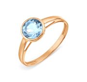 Т10101А133топ Кольцо с топазом бренд Karatov (Au 585)