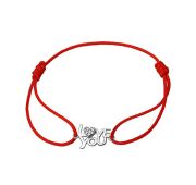 320704G185л Браслет красная нить (Серебро 925)